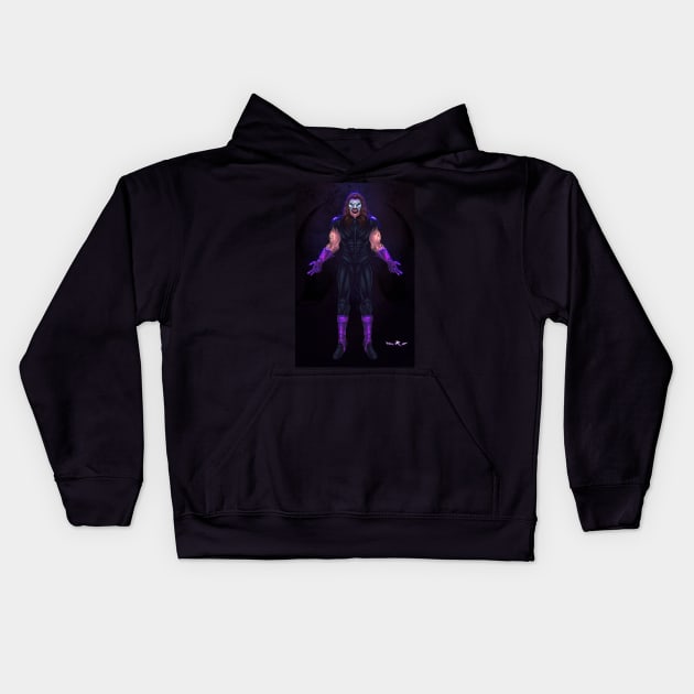 The Phantom Undertaker Kids Hoodie by Triple R Art